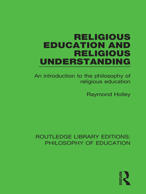 cover image of Religious Education and Religious Understanding